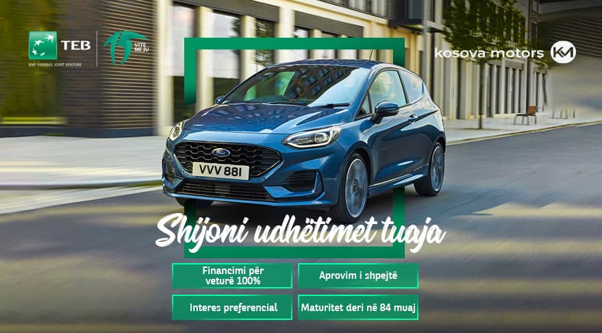 Kredit za kupovinu vozila u firmi Kosova Motors