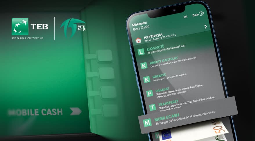 TEB Banka pokreće uslugu mobileCash