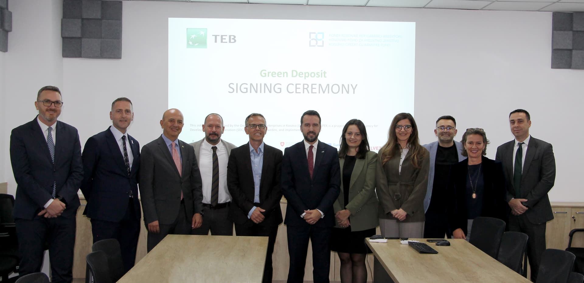 TEB and KCGF sign the agreement for the “Green Deposit”