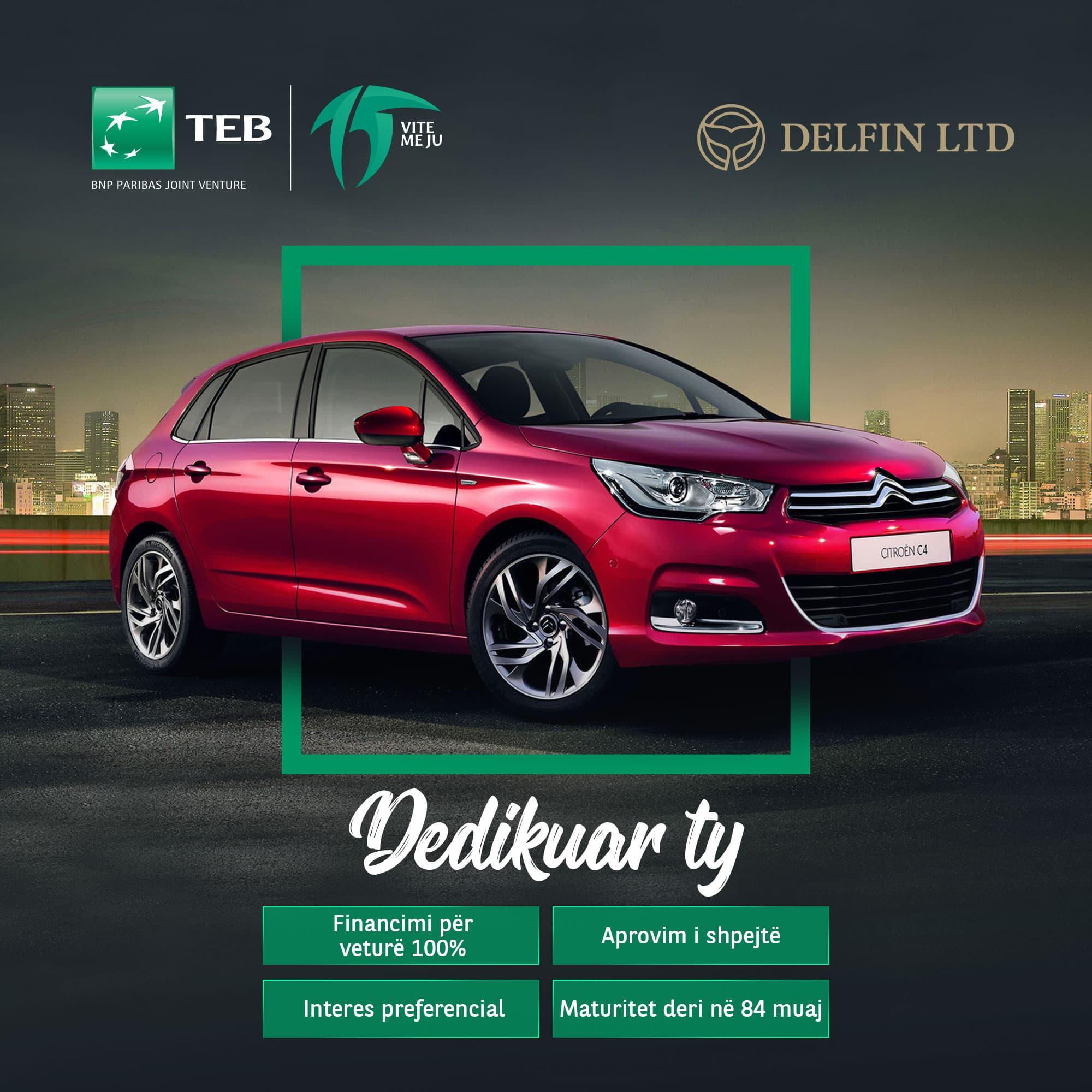 Kredit za kupovinu vozila u firmi Delfin LTD